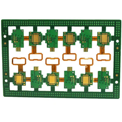 Circuit de circuit imprimé Soft and Hard PCB FPC + FPC + FR4